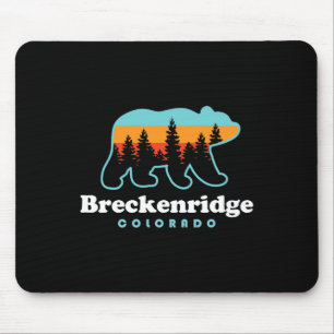 Tapis De Souris Breckenridge Colorado Montagnes de l'Ours Arbres