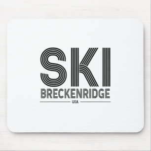 Tapis De Souris Breckenridge Station de ski Usa Rocky Mountains Am