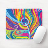 Tapis De Souris Breeze de plume vibrant (Avec souris)