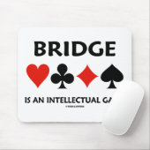 Tapis De Souris Bridge Est Un Jeu Intellectuel (Quatre Costumes De (Avec souris)