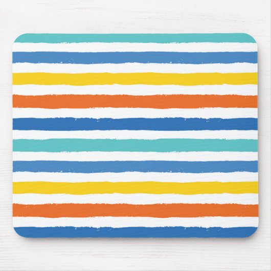 Tapis De Souris Bright Beach Striped Motif (Devant)