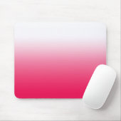 Tapis De Souris Bright été rouge et blanc dégradé ombre (Avec souris)