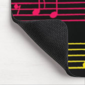 Tapis De Souris Bright Neon Notes - mousepad (Coin)