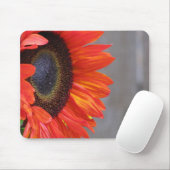 Tapis De Souris Bright Orange Sunflower Mousepad (Avec souris)