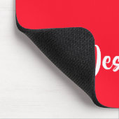 Tapis De Souris Bright red solid (Coin)
