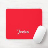 Tapis De Souris Bright red solid (Avec souris)