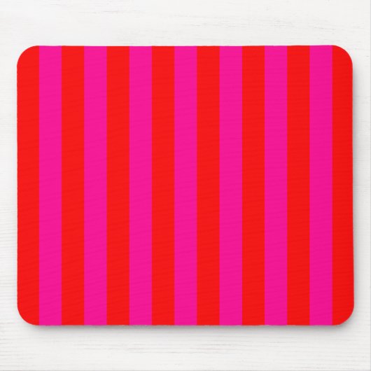 Tapis De Souris Bright Rose Stripes Mousepad (Devant)