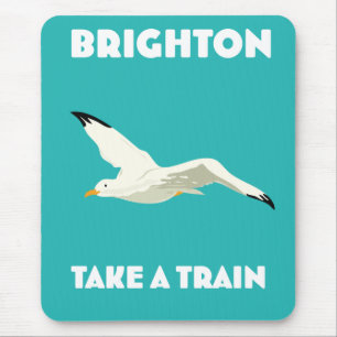 Tapis De Souris Brighton "Prenez un train"
