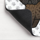 Tapis De Souris Brindle French Bulldog mignon chien de dessin (Coin)