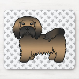 Tapis De Souris Brindle Havanese mignonne dessin de chien