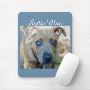 Tapis De Souris Brindle Pit Bull Puppy par Shirley Taylor