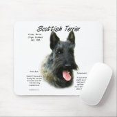 Tapis De Souris Brindle Scottish Terrier History (Avec souris)