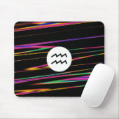 Tapis De Souris Brins colorés - Aquarius (Avec souris)