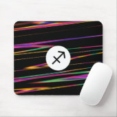 Tapis De Souris Brins colorés - Sagittarius (Avec souris)