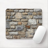 Tapis De Souris Briques de mur en pierre (Avec souris)
