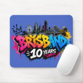 Tapis De Souris Brisbane 10 ans (Avec souris)