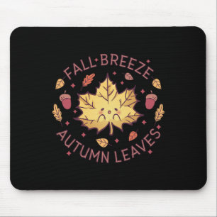 Tapis De Souris Brise automnale Feuilles d'automne Feuille d'érabl