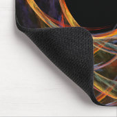 Tapis De Souris Briser le Cercle Vortex de Feu Art Abstrait (Coin)