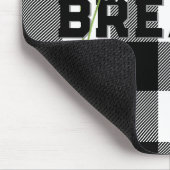 Tapis De Souris BRISER Le texte sur Buffalo Plaid (Coin)