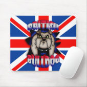 Tapis de souris britannique Mousepad, Union Jack (Avec souris)