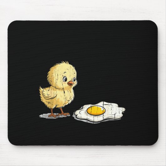 Tapis De Souris Bro Is That You, Funny Chick And Egg (Devant)
