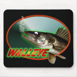 Tapis De Souris Brochets vairons dans l'ovale