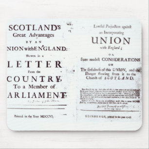 Tapis De Souris Brochures montrant les deux côtés