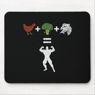 Tapis De Souris Brocoli de poulet Rice Bodybuilding Régime aliment