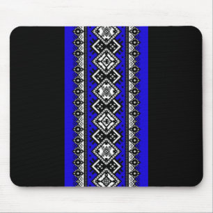 Tapis De Souris Broderie bleue