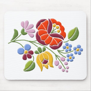 Tapis De Souris Broderie Kalocsa - Art populaire hongrois