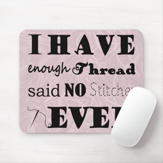 Tapis De Souris Broderie ・ Pas Suffisamment Thread Stitcher Artisa (Avec souris)