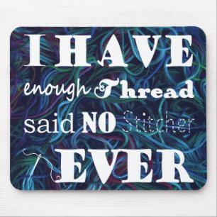 Tapis De Souris Broderie Pas Suffisamment Thread Stitcher Artisana