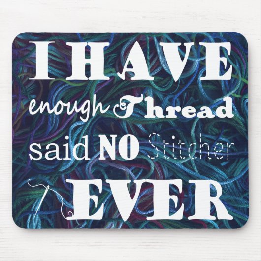 Tapis De Souris Broderie Pas Suffisamment Thread Stitcher Artisana (Devant)