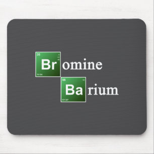 Tapis De Souris Brome Et Baryum Tableau Périodique Chimie Élément