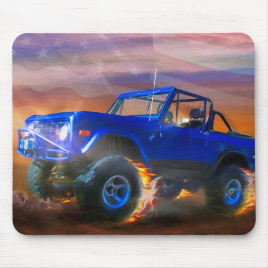 Tapis De Souris Bronco 4X4 "OFF ROAD RAGER" (Devant)