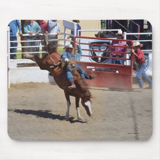 Tapis De Souris Bronco et Rodeo Cowboy #Gift (Devant)