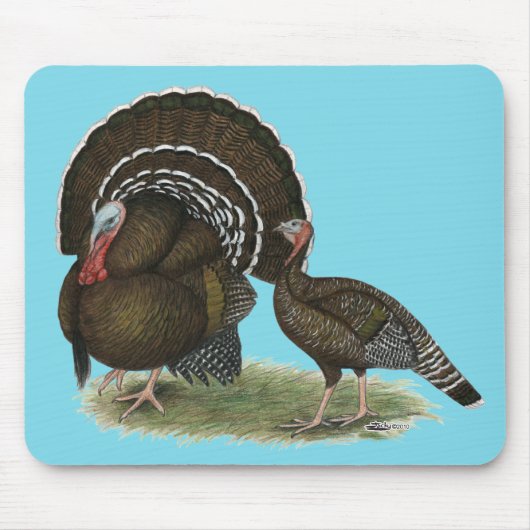 Tapis De Souris Bronze standard de Turkey (Devant)