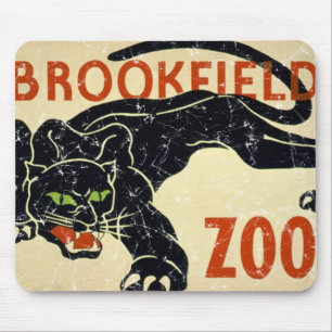 Tapis De Souris Brookfield Zoo-Panther en détresse