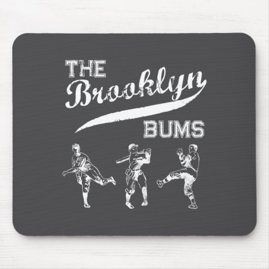 Tapis De Souris Brooklyn Bums New York Baseball Fan _1  (Devant)