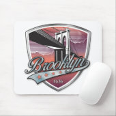 Tapis De Souris Brooklyn Design Silver (Avec souris)