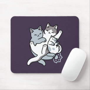 Tapis De Souris Brosse à lait - Chats à couchage mignon