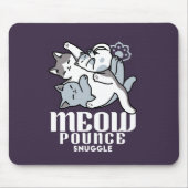 Tapis De Souris Brosse à lait - Chats à couchage mignon (Devant)