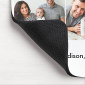 Tapis De Souris Brosse moderne Script 3 photo Meilleur papa jamais (Coin)