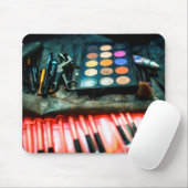 Tapis De Souris Brosses de maquillage (Avec souris)