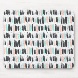 Tapis De Souris Brosses et motif de courses d'encre
