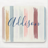 Tapis De Souris Brosses pastel personnalisées (Devant)