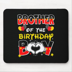 Tapis De Souris Brother Of The Birthday Boy Family Party Décor Mat