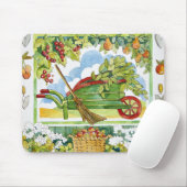 Tapis De Souris Brouette - bordure 2012 de jardin (Avec souris)