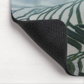 Tapis De Souris Brouillard de matin au-dessus des gisements de riz (Coin)