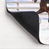 Tapis De Souris Brown Bay Gypsy Vanner Draft Horse (Coin)